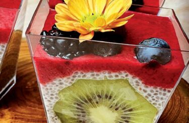 Chia pudink s ovocným krémem: Zdravé mlsání pro diabetiky